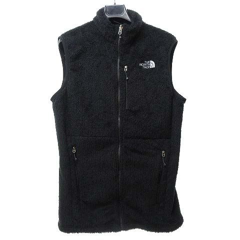 【新品】ノースフェイス　フリース　ベスト　POLARTEC ブラック　メンズM THE NORTH FACE NA61402 POLARTECブラックベスト S ノース