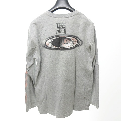 オークリー OAKLEY Tシャツ ロンT カットソー 長袖 コットン グレー M 