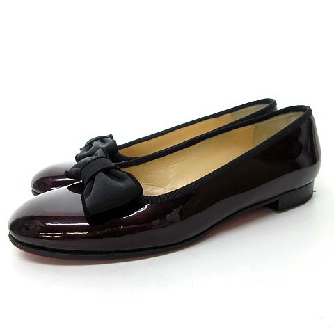 クリスチャンルブタン Christian louboutin パンプス フラット 