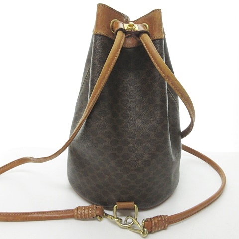 セリーヌ CELINE マカダム柄 巾着 リュックサック デイパック ワン 
