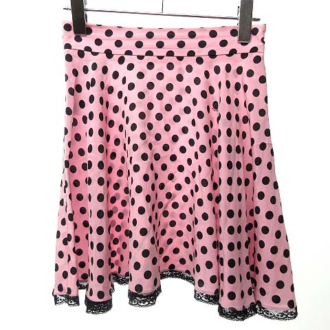 ミュウミュウ miumiu 国内正規品 シルク ミニ スカート フレア ドット  