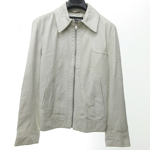 ドルチェ&ガッバーナ ドルガバ DOLCE&GABBANA レザージャケット