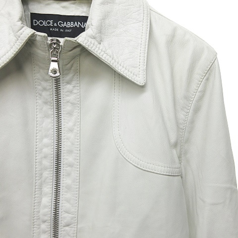 ドルチェ&ガッバーナ ドルガバ DOLCE&GABBANA レザージャケット