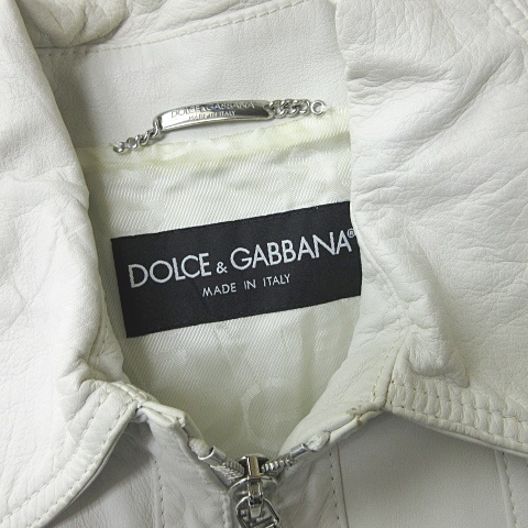 ドルチェ&ガッバーナ ドルガバ DOLCE&GABBANA レザージャケット