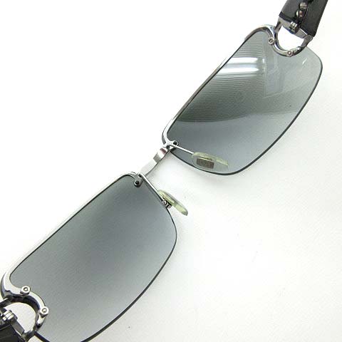 グッチ GUCCI ホースビット サングラス リムなし スモークレンズ 黒