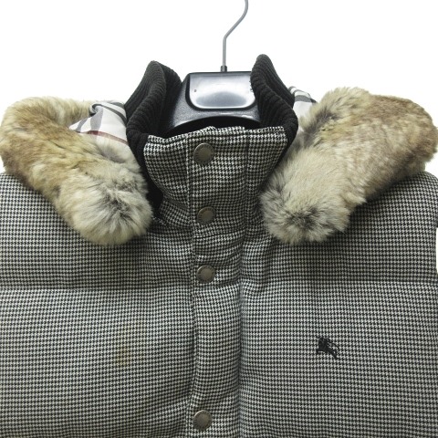 バーバリーブラックレーベル BURBERRY BLACK LABEL ダウンベスト 