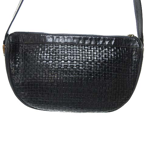 フェンディ FENDI ヴィンテージ 編み込み レザー ショルダー フェンディ FENDI ヴィンテージ 編み込み レザー ショルダー