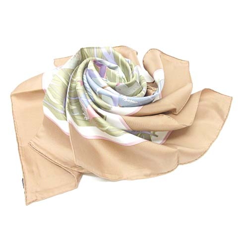 未使用品 エルメス HERMES カレ90 COLS VERTS マガモ 大判スカーフ  