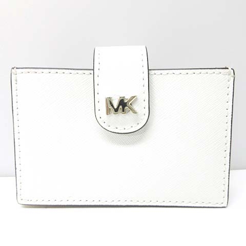 マイケルコース MICHAEL KORS 美品 カードケース 名刺入れ ロゴ 金具 