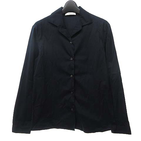 プラダ PRADA 国内正規品 開襟 オープンカラー シャツ ブラウス 
