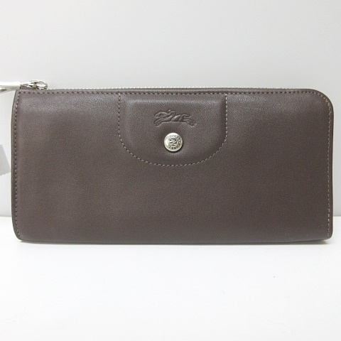 未使用品 ロンシャン LONGCHAMP 長財布 ロング ウォレット L字 