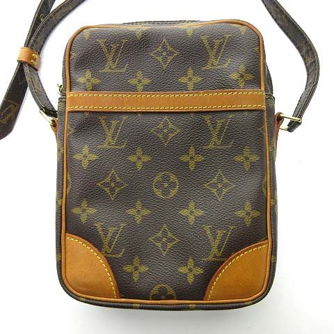 ルイヴィトン LOUIS VUITTON ダヌーブ M45266 モノグラム レザー 斜め 
