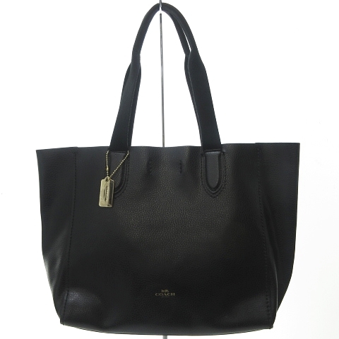 コーチ COACH ダービー トートバッグ レザー F58660 黒 ブラック 1205 