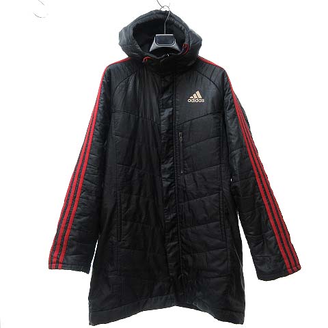 アディダス adidas climaproof ベンチ コート フード スリーライン 