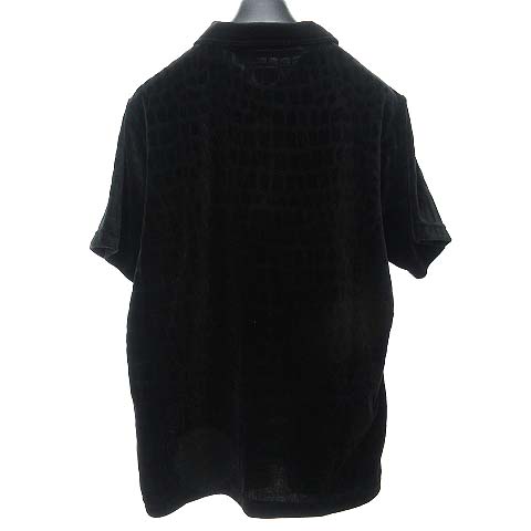 シュプリーム SUPREME 18SS Croc Velour Zip Polo クロコ ベロア 