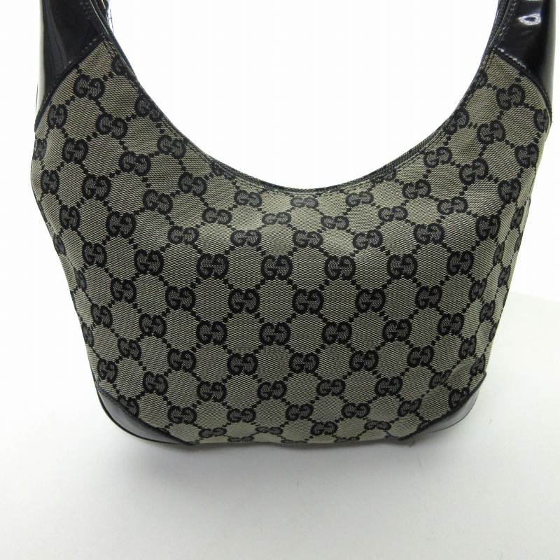 グッチ GUCCI 4158 GGキャンバス×パテントレザー ワンショルダー 