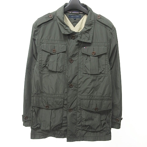 トミーヒルフィガー TOMMY HILFIGER ミリタリージャケット ウインド 