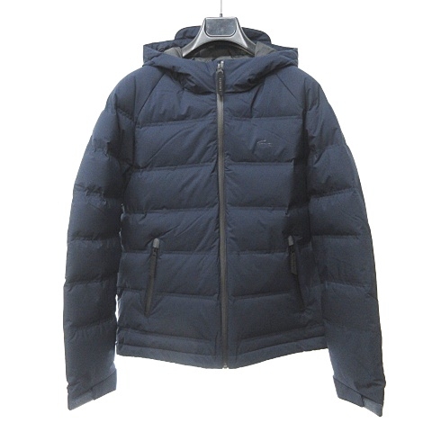 未使用品 ラコステ LACOSTE ダウンジャケット ダウンコート ナイロン 