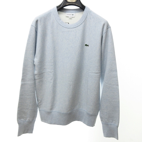 未使用品 ラコステ LACOSTE SH109EL 無撚糸 プレミアム スウェット 