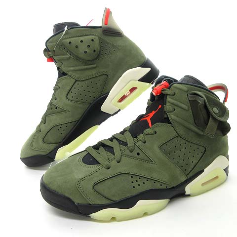 未使用品 ナイキ NIKE × トラビス スコット TRAVIS SCOTT AIR JORDAN 6 