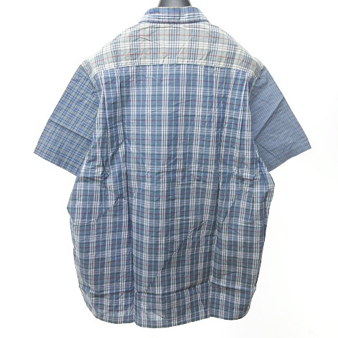 カールヘルム Karl Helmut 美品 チェックパッチワーク シャツ