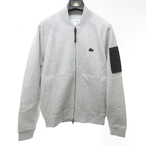 未使用品 ラコステ LACOSTE スウェットジャケット ブルゾン ジップ
