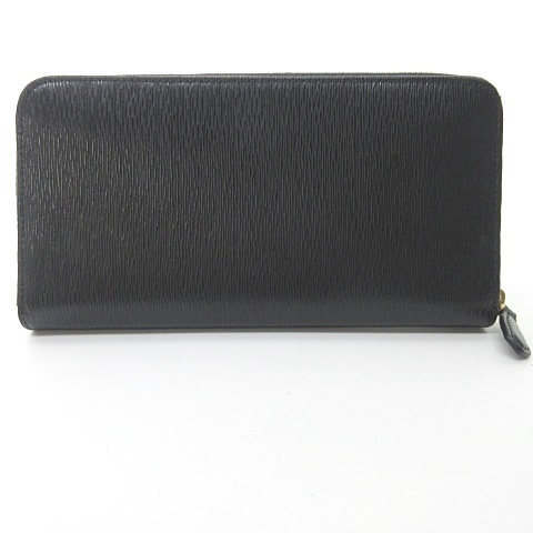 PRADA プラダ VITELLO MOVE ラウンドファスナー 長財布ブラック PRADA プラダ ラウンドファスナー長財布 Vitello Move