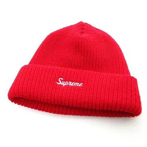 Supreme 赤 ニットビーニー ネコポス送料無料☆24SS Supreme Overdyed Beanie Red
