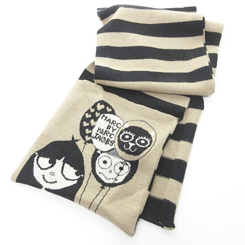 marc by marc jacobs ポケット付レオパードマフラー marc by marc jacobs ポケット付レオパードマフラー