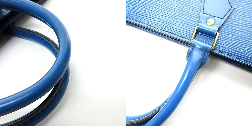 【外観美品】ルイヴィトン　エピ　サックプラ　M52075 トートバッグ　ブルー 外観美品】ルイヴィトン エピ サックプラ M52075 トートバッグ