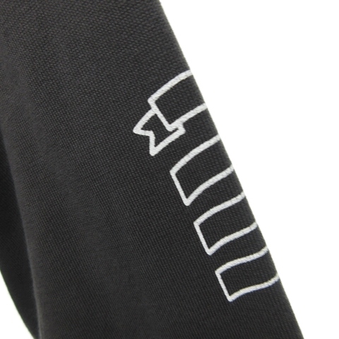 ナンバーナイン　ダメージ クラッシュ 加工 パーカ 2 M ブラック 日本製 ナンバーナイン ダメージ クラッシュ 加工 パーカ 2 M ブラック