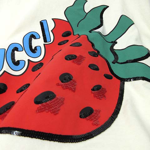 グッチ GUCCI 19SS 国内正規品 ストロベリー いちご Tシャツ 