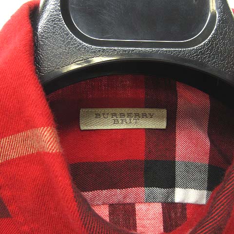 バーバリーブリット Burberry Brit 国内正規品 チェック シャツ 長袖 ボタンダウン 赤 レッド Xs 0308 メンズ 023 ベクトルパーク バーバリーブリット Burberry Brit 国内正規品 チェック シャツ 長袖 ボタンダウン 赤 レッド Xs 0308 メンズ 023 ベクトルパーク