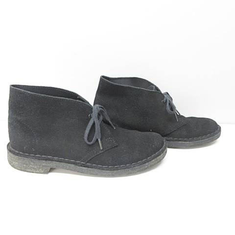 クラークス Clarks デザートブーツ チャッカブーツ スエードシューズ レザー 黒 ブラック 7 C Nvw1 0614 メンズ 023 ベクトルパーク