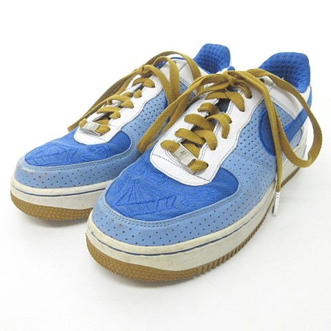 ナイキ Nike 442 Air Force1 エアフォース1 スニーカー ブルー ホワイト 青 白 6 24cm 1128 Nvw レディース 023 ベクトルパーク