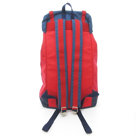 ポーター Porter ホワイトマウンテニアリング White Mountaineering キャンバス デイパック リュックサック 赤 レッド 紺 ネイビー 06 メンズ レディース 023 ベクトルパーク