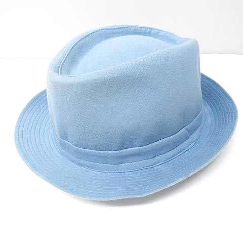 ディオールオム Dior Homme 10ss ソフトハット 中折れ帽子 コットン クリスヴァンアッシュ期 水色 ブルー 系 57 7 1 8 0701 メンズ 023 ベクトルパーク