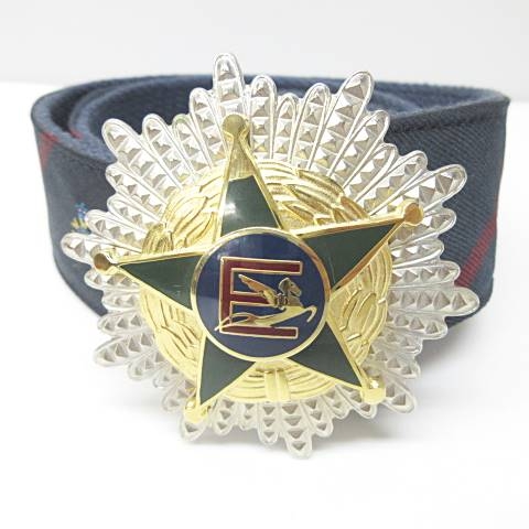 エトロ Etro ベルト バックル ストライプ 刺繍 スター ホース ロゴ ヴィンテージ アーカイブ 紺 ネイビー 系 75 0701 レディース 023 ベクトルパーク