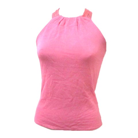 ポールカ Paule Ka ノースリーブ ニット アメリカンスリーブ カットソー ピンク S レーヨン Ddd X レディース 023 ベクトルパーク