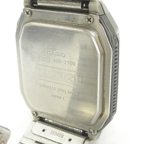 CASIO データバンク　HOTBIZ DB-2100 腕時計(デジタル) Rare Vintage (1995) Casio Data Bank Hotbiz Db-2100 Japan C
