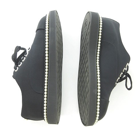 CHANEL レーススニーカー36.5