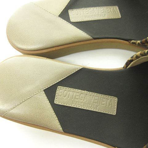 ボッテガヴェネタ BOTTEGA VENETA サンダル フラット レオパード ボッテガヴェネタ BOTTEGA VENETA サンダル フラット レオパード