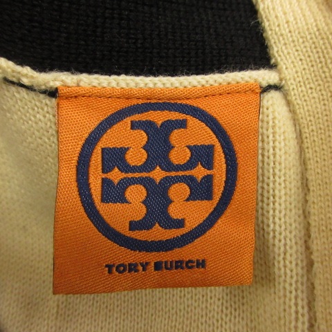 トリーバーチ TORY BURCH ニット ウール100％ バイカラーノースリーブ 