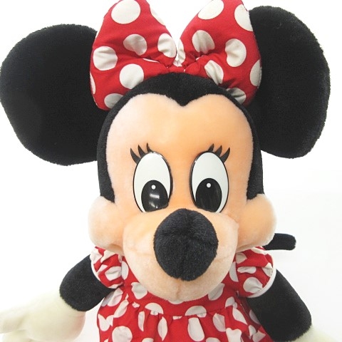 ディズニー Disney 東京ディズニーランド Tdl ミニーマウス ぬいぐるみ ヴィンテージ ミニ玉 水玉 赤 黒 1103 その他 023 ベクトルパーク