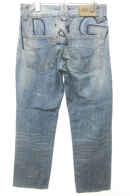 ドルチェアンドガッバーナ ジーンズ Gパン パンツ ロゴ刺繍