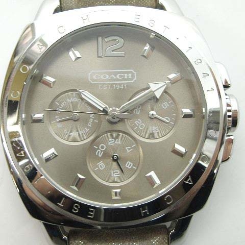 コーチ COACH 腕時計 CA43.3.14.0444 トリプルカレンダー 稼働品 