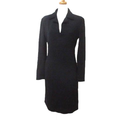 マーニ MANI アルマーニ 国内正規 ワンピース ひざ丈 長袖 スキッパー  