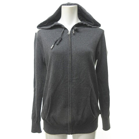 ポールスミス Paul Smith パーカー ジャケット ジップアップ スウェット グレー イエロー 36 1110 レディース 023 ベクトルパーク