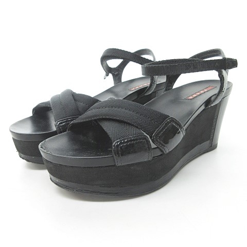 プラダスポーツ PRADA SPORT プラットフォーム サンダル ウェッジ  