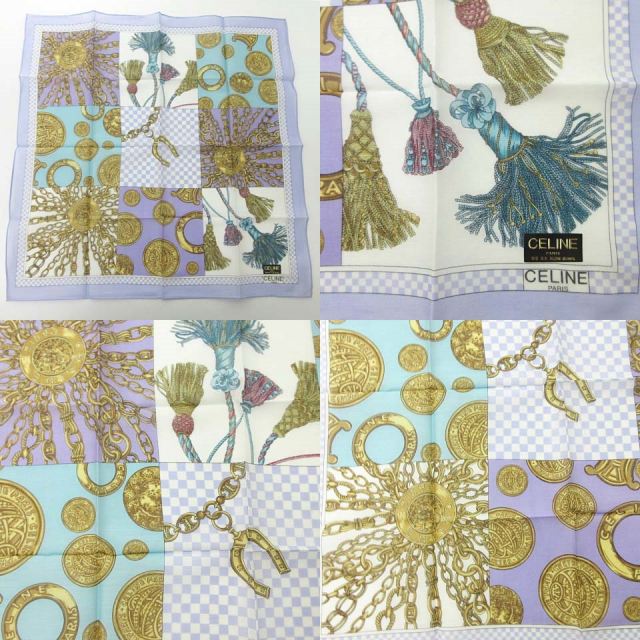 未使用品 セリーヌ CELINE ハンカチ ハンドタオル 5枚セット まとめて